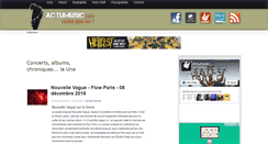 Desktop Screenshot of actumusic.com
